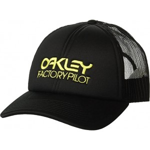 Oakley Factory Pilot Trucker Hat Unısize Siyah Şapka